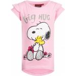 Kurzärmelige Die Peanuts Snoopy Kinder T-Shirts mit Rüschen aus Baumwolle für Babys 