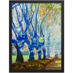 Van Gogh Poster matt aus Erlenholz mit Rahmen 