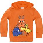 Orange Die Sendung mit der Maus Rundhals-Ausschnitt Kinderhoodies & Kapuzenpullover für Kinder mit Maus-Motiv Größe 140 