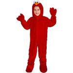 Rote Maskworld Sesamstraße Elmo Monster-Kostüme für Kinder Größe 110 