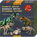 DIE SPIEGELBURG 17554 Ausgrabungsset Battle Pack - T-Rex + Carnotaurus T-Rex World
