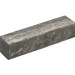 Schwarze Diephaus Quadratische Mauersteine aus Stein 