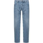 Blaue Bestickte Diesel Larkee Jeans mit Stickerei mit Knopf aus Denim für Herren Größe XXL Weite 33, Länge 30 