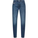 Marineblaue Bestickte Diesel Jeans mit Stickerei aus Denim für Damen Größe XS Weite 30, Länge 32 