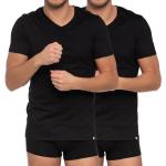 Reduzierte Schwarze Kurzärmelige Diesel V-Ausschnitt T-Shirts aus Baumwolle für Herren Größe XL 2-teilig 