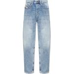 Blaue Bestickte Diesel Jeans mit Stickerei aus Denim für Herren Größe XXL Weite 34, Länge 30 