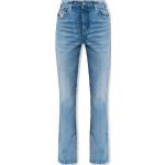 Reduzierte Blaue Bestickte Diesel Ripped Jeans & Zerrissene Jeans mit Reißverschluss aus Denim für Damen Größe XS Weite 26, Länge 32 