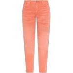 Reduzierte Orange Bestickte Diesel Jeans mit Stickerei mit Reißverschluss aus Denim für Damen Größe XS Weite 27, Länge 32 