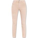 Reduzierte Pinke Bestickte Diesel Jeans mit Stickerei mit Reißverschluss aus Denim für Damen Größe XS Weite 28, Länge 32 