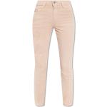 Reduzierte Pinke Bestickte Diesel Jeans mit Stickerei mit Reißverschluss aus Denim für Damen Größe XS Weite 30, Länge 32 