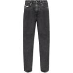 Schwarze Bestickte Diesel Jeans mit Stickerei mit Reißverschluss aus Denim für Damen Größe XS Weite 25, Länge 32 