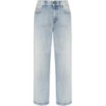 Reduzierte Hellblaue Bestickte Diesel Jeans mit Stickerei mit Reißverschluss aus Denim für Damen Größe XS Weite 31, Länge 32 