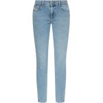 Reduzierte Hellblaue Bestickte Diesel Jeans mit Stickerei mit Reißverschluss aus Denim für Damen Größe XS Weite 27, Länge 32 