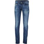 Blaue Unifarbene Diesel Slim Fit Jeans aus Baumwolle für Herren 