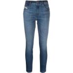 Reduzierte Blaue Diesel Slim Fit Jeans aus Baumwollmischung für Damen 