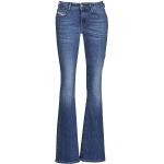 Reduzierte Blaue Diesel Bootcut Jeans für Damen Weite 28 