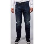 Reduzierte Dunkelblaue Bestickte Diesel Jeans mit Stickerei mit Reißverschluss aus Baumwolle für Herren Größe XXL Weite 30, Länge 30 
