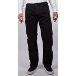 Reduzierte Schwarze Unifarbene Diesel Waykee Jeans mit Stickerei mit Reißverschluss aus Leder für Herren Größe XXL Weite 32, Länge 30 