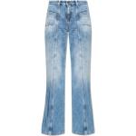 Blaue Bestickte Diesel Jeans mit Stickerei mit Reißverschluss aus Denim für Damen Größe XS Weite 30, Länge 32 