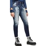 Blaue Diesel Fayza Boyfriend-Jeans aus Baumwolle für Damen Weite 27 