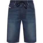 Reduzierte Marineblaue Diesel Krooley Jeans-Shorts aus Denim für Herren für den für den Sommer 
