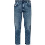 Reduzierte Blaue Diesel Krooley Skinny Jeans aus Denim für Herren Größe L Weite 26, Länge 32 