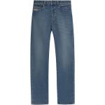 Reduzierte Blaue Bestickte Diesel Jeans mit Stickerei aus Denim für Herren Größe XXL Weite 29, Länge 30 