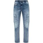 Reduzierte Blaue Diesel Slim Fit Jeans aus Denim für Damen 