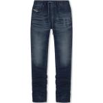 Reduzierte Marineblaue Vintage Diesel Krooley Slim Fit Jeans aus Denim für Herren 