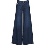 Reduzierte Blaue Diesel Bootcut Jeans aus Denim für Damen Weite 25 