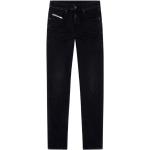 Schwarze Diesel Straight Leg Jeans aus Baumwolle für Herren Weite 34, Länge 32 