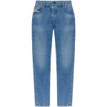 Reduzierte Blaue Bestickte Diesel Jeans mit Stickerei aus Denim für Herren Größe L Weite 30, Länge 32 