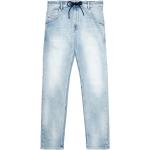 Reduzierte Blaue Diesel Straight Leg Jeans mit Reißverschluss aus Baumwolle maschinenwaschbar für Herren Weite 30, Länge 32 