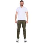 Khakifarbene Bestickte Diesel Slim Fit Jeans aus Baumwolle für Herren Größe XL 