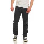 Anthrazitfarbene Bestickte Diesel Belther Slim Fit Jeans aus Denim für Herren Weite 30, Länge 34 