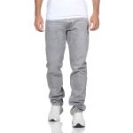 Graue Bestickte Elegante Diesel Slim Fit Jeans aus Baumwolle für Herren Größe XXL Weite 32, Länge 30 