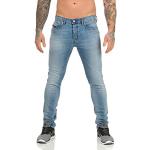 Blaue Diesel Tepphar Slim Fit Jeans aus Baumwolle für Herren Größe L Weite 31 