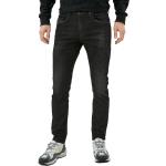 Reduzierte Schwarze Diesel Slim Fit Jeans aus Baumwollmischung für Herren Weite 32, Länge 32 