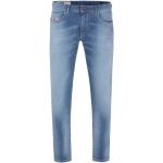 Reduzierte Blaue Diesel Slim Fit Jeans mit Reißverschluss aus Baumwolle für Herren Weite 30, Länge 30 