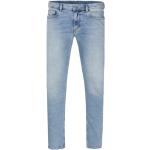 Reduzierte Hellblaue Diesel Hüftjeans & Low Waist Jeans mit Reißverschluss aus Baumwolle für Herren Weite 29, Länge 32 