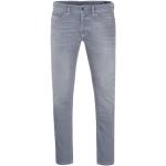 Reduzierte Hellgraue Diesel Skinny Jeans mit Knopf aus Baumwolle für Herren Weite 30, Länge 32 