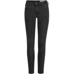 Reduzierte Schwarze Diesel 5-Pocket Jeans mit Reißverschluss aus Baumwollmischung für Damen Weite 25, Länge 32 