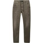 Grüne Diesel Krooley Slim Fit Jeans mit Reißverschluss aus Denim für Herren Weite 28, Länge 32 
