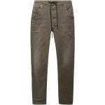 Grüne Diesel Krooley Slim Fit Jeans mit Reißverschluss aus Denim für Herren Weite 30, Länge 32 