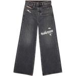 Dunkelgraue Loose Fit Diesel Ripped Jeans & Zerrissene Jeans aus Denim für Damen Größe XS Weite 32, Länge 32 