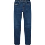 Blaue Bestickte Diesel Jeans mit Stickerei mit Knopf aus Denim für Herren Weite 31, Länge 32 