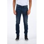 Dunkelblaue Unifarbene Atmungsaktive Diesel Tepphar Slim Fit Jeans mit Knopf aus Denim trocknergeeignet für Herren Größe XL 