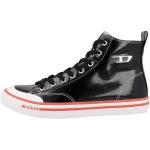 Reduzierte Schwarze Casual Diesel High Top Sneaker & Sneaker Boots aus Textil für Damen Größe 40,5 