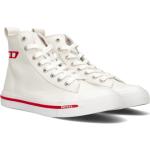Reduzierte Weiße Diesel High Top Sneaker & Sneaker Boots aus Canvas für Damen Größe 41 