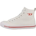Reduzierte Weiße Casual Diesel High Top Sneaker & Sneaker Boots aus Textil für Herren Größe 44,5 